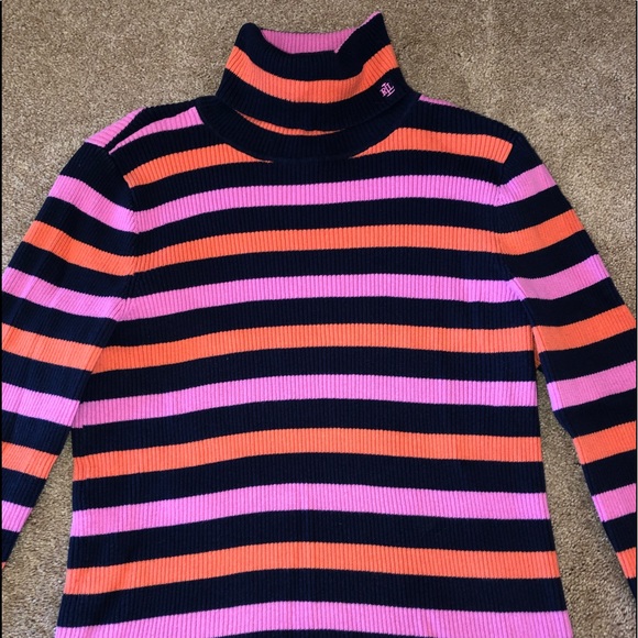 Lauren Ralph Lauren Sweaters - Ralph Lauren striped sweater turtleneck